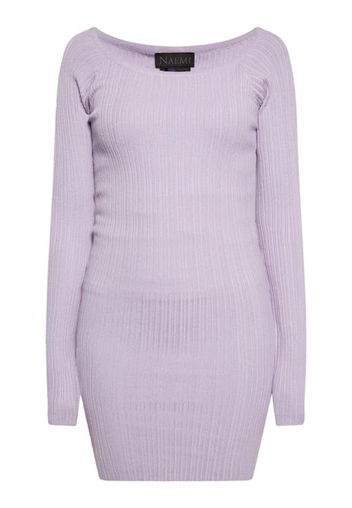 NAEMI Strikkjole  lilla