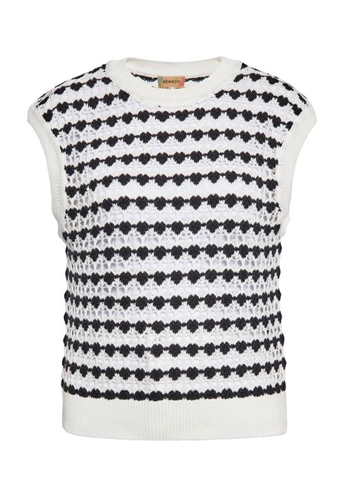 ebeeza Pullover  sort / hvid