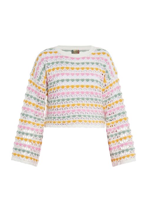 ebeeza Pullover  gylden gul / jade / lys pink / hvid