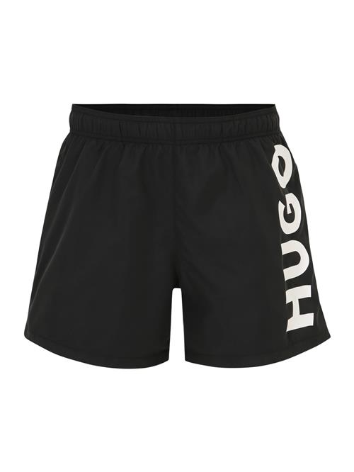 HUGO Badeshorts 'Abas'  sort / offwhite