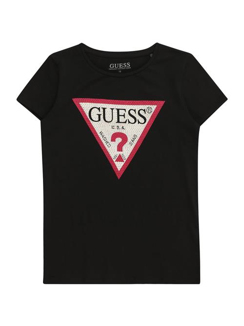 GUESS Bluser & t-shirts  brandrød / sort / offwhite