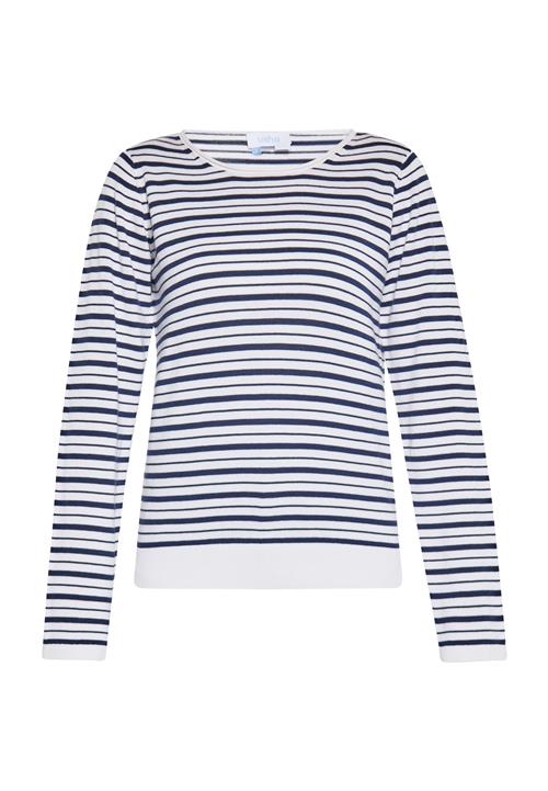 usha BLUE LABEL Pullover  marin / hvid