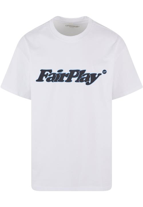 MT Upscale Bluser & t-shirts 'Play Fair'  lyseblå / mørkeblå / hvid