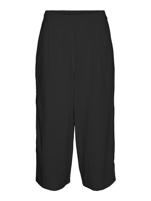 VERO MODA Bukser med lægfolder 'VMGISELLE'  sort