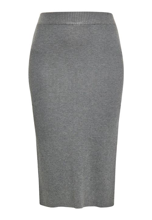 NAEMI Nederdel  grå-meleret