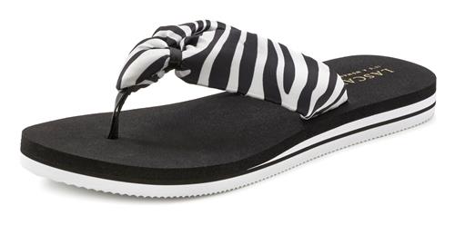 LASCANA Klipklappere  sort / hvid