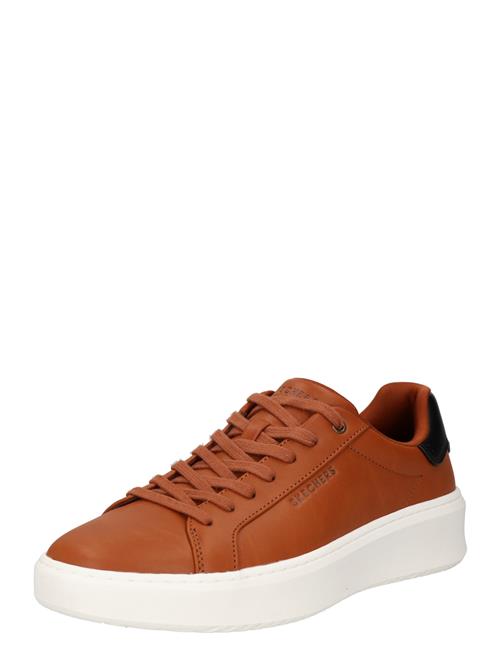 SKECHERS Sneaker low 'COURT BREAK'  cognac