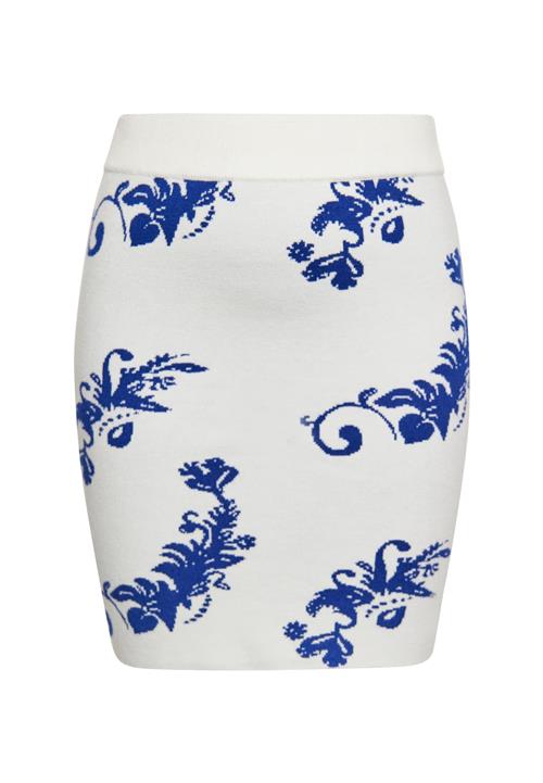 IZIA Nederdel  ultramarinblå / hvid