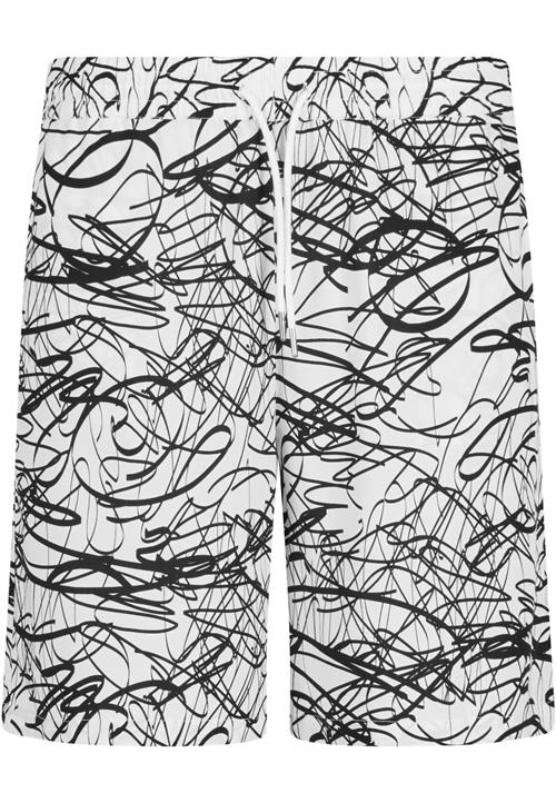 Urban Classics Bukser  sort / hvid