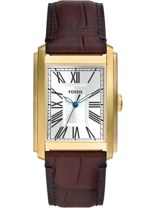 FOSSIL Analogt ur 'CARRAWAY'  brun / guld / sort / hvid