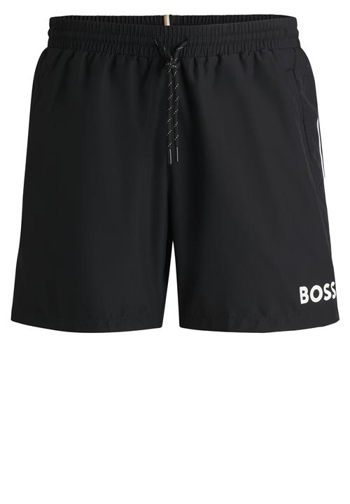BOSS Badeshorts 'Starfish'  sort / hvid
