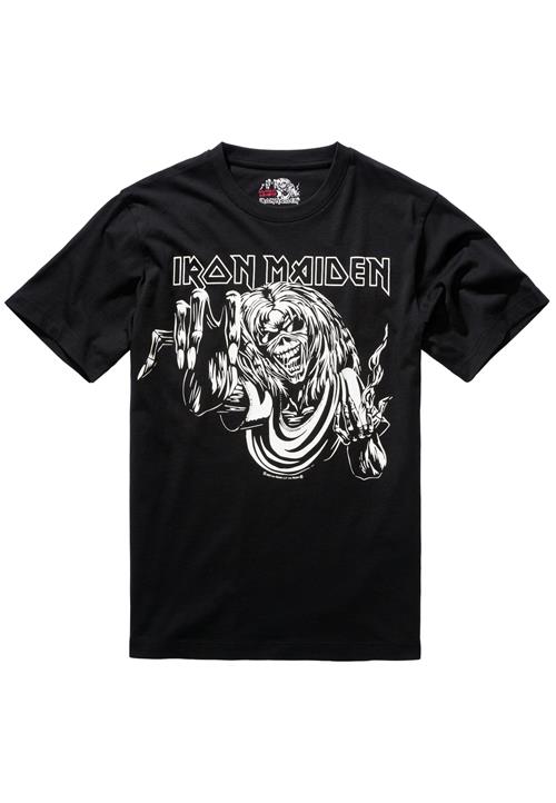 Brandit Bluser & t-shirts 'Iron Maiden'  sort / hvid