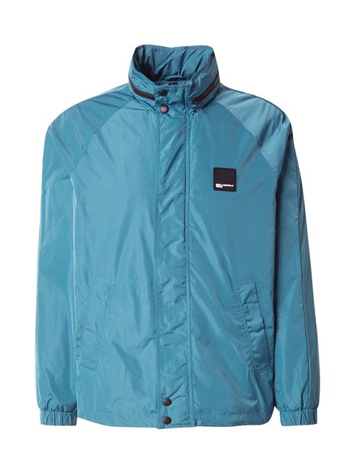 KARL LAGERFELD JEANS Overgangsjakke  turkis / sort