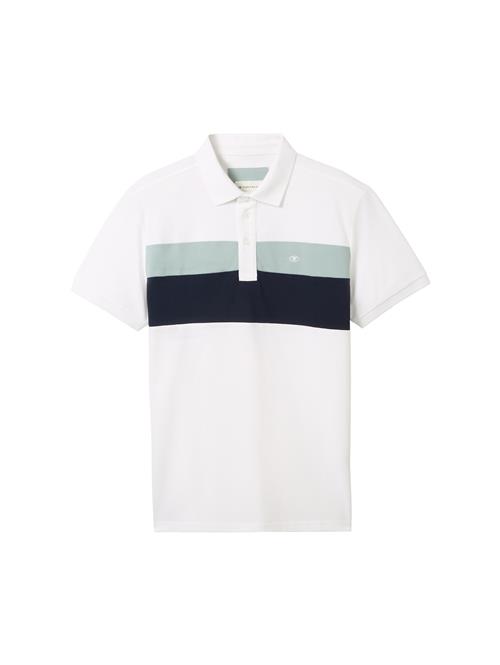 TOM TAILOR Bluser & t-shirts  marin / cyanblå / hvid