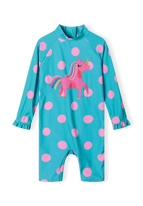 MINOTI UV-beskyttelse  cyanblå / guld / pink / sort