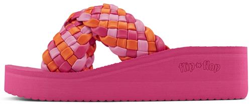 FLIP*FLOP Pantoletter  lyselilla / orange / pink