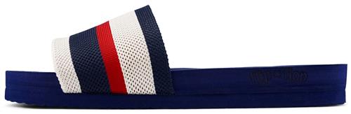 FLIP*FLOP Pantoletter  navy / blodrød / hvid