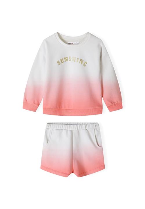 MINOTI Joggingdragt  guld / koral / hvid