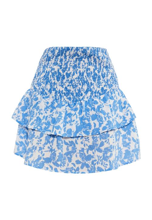 IZIA Nederdel  blå / hvid