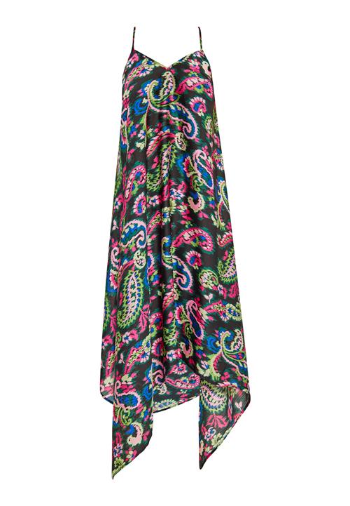 IZIA Sommerkjole  blå / gul / sort