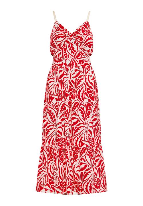 IZIA Sommerkjole  rød / hvid