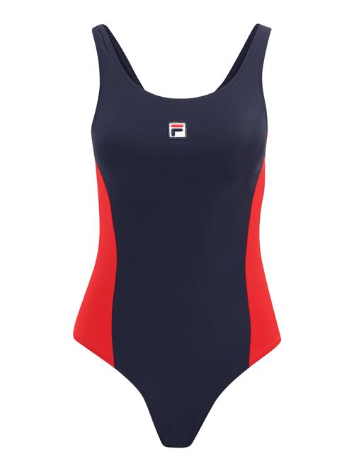 FILA Sportsbadedragt 'Saturnia'  mørkeblå / brandrød / hvid
