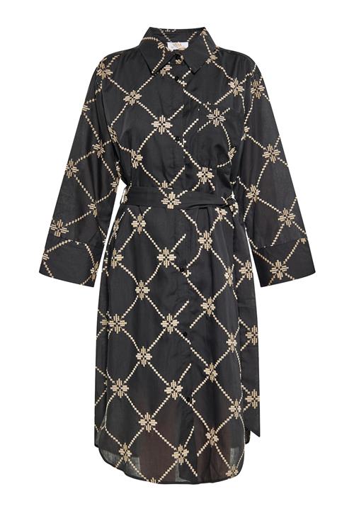 usha FESTIVAL Blusekjole  ecru / sort