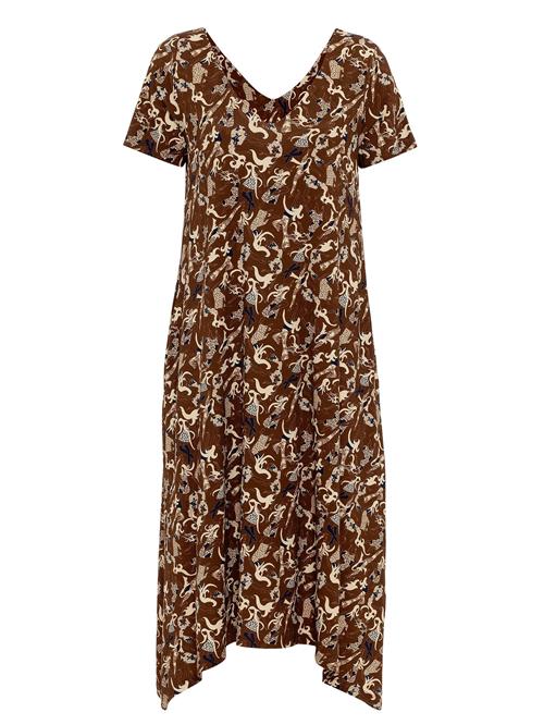 Anou Anou Kjole  creme / navy / brun