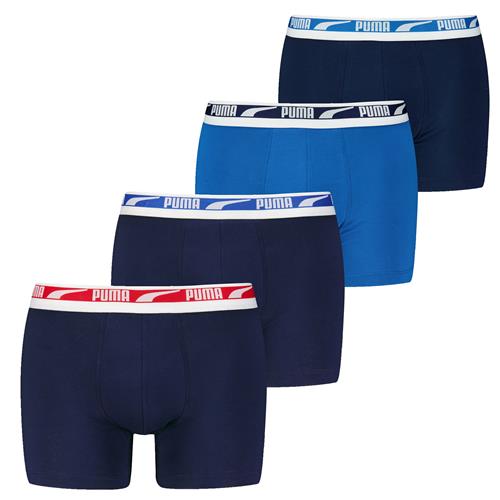 PUMA Boksershorts  blå / marin / rød / hvid