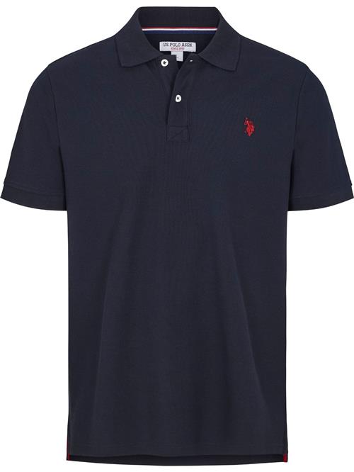 U.S. POLO ASSN. Skjorte 'Alfred'  mørkeblå / kirsebærsrød