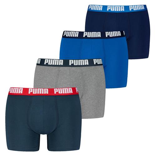 PUMA Boksershorts  navy / ultramarinblå / grå-meleret / hvid