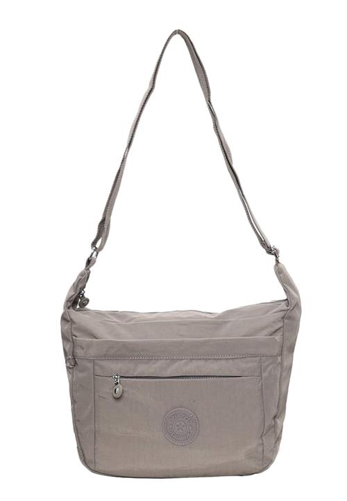 Mindesa Skuldertaske  mørkebeige