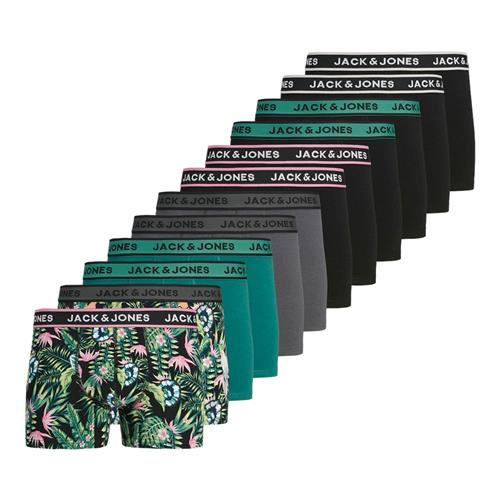 JACK & JONES Boksershorts 'JACDREW'  turkis / grå / mørkegrå / lys pink / sort / hvid-meleret