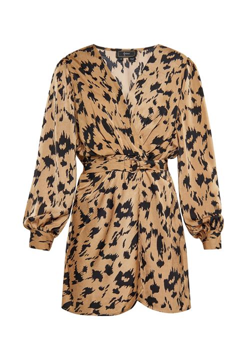 faina Kjole  camel / sort