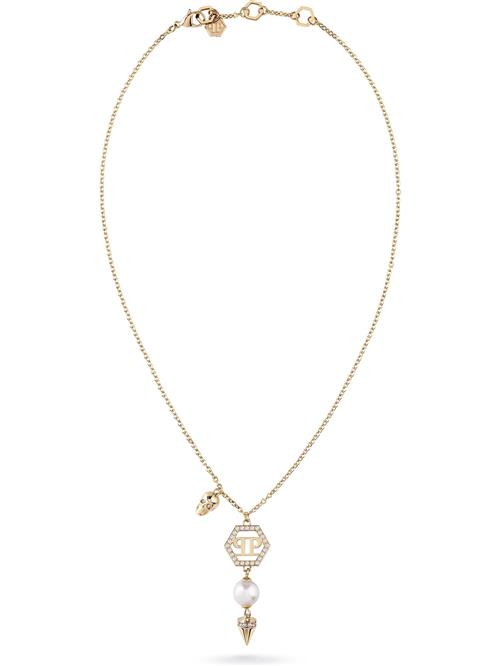 Philipp Plein Kæde  guld / perlehvid