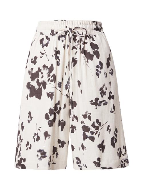 SELECTED Bukser 'Viva'  lysebeige / sort