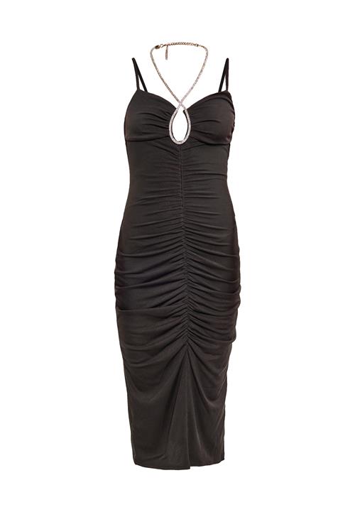 faina Coctailkjole  guld / sort / transparent