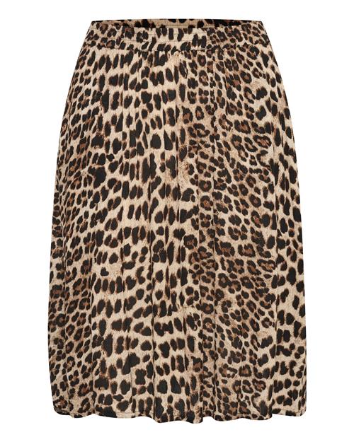 Kaffe Nederdel 'Amber'  beige / brun / mørkebrun