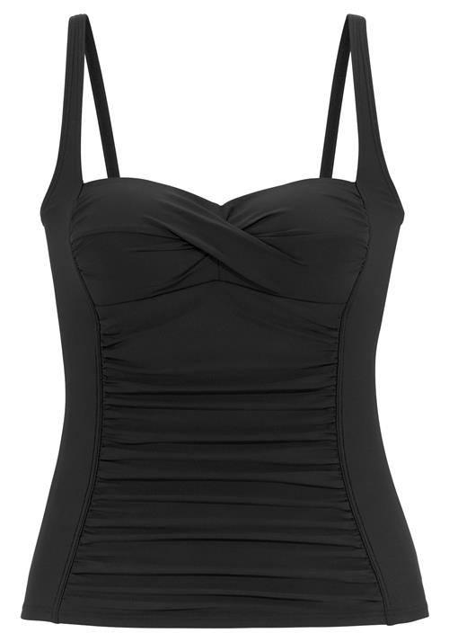 LASCANA Tankini-overdel  sort