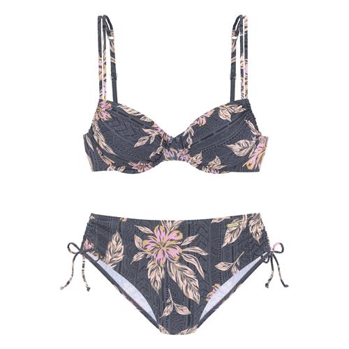 SUNSEEKER Bikini  brun / oliven / lyseorange / lyserød / sort