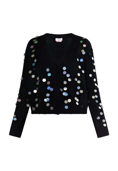 IZIA Cardigan  blå / grøn / sort / sølv