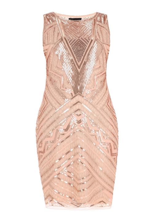 NAEMI Coctailkjole  champagne / guld