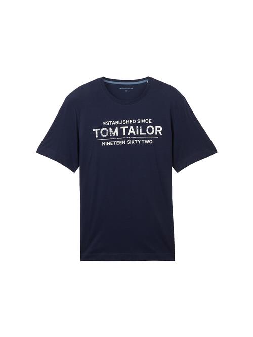 TOM TAILOR Bluser & t-shirts  natblå / hvid
