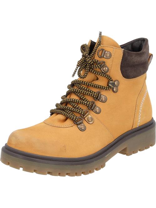 Palado Snørestøvletter 'Lanesi'  choko / gul