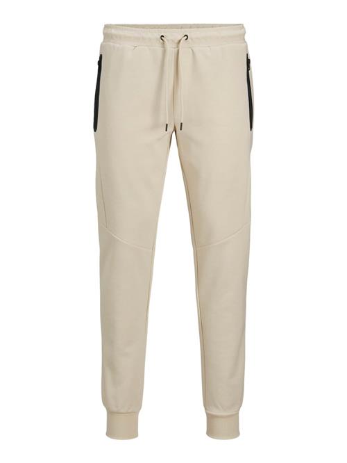 JACK & JONES Bukser 'JPSTWill JJFusion'  beige / sort