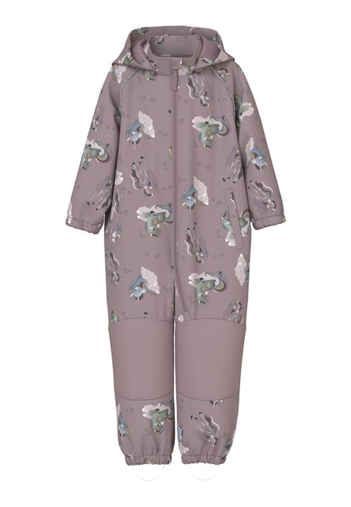 NAME IT Funktionsjakkesæt 'NMFAlfa08'  lyseblå / lysegrøn / lysviolet / lyseorange