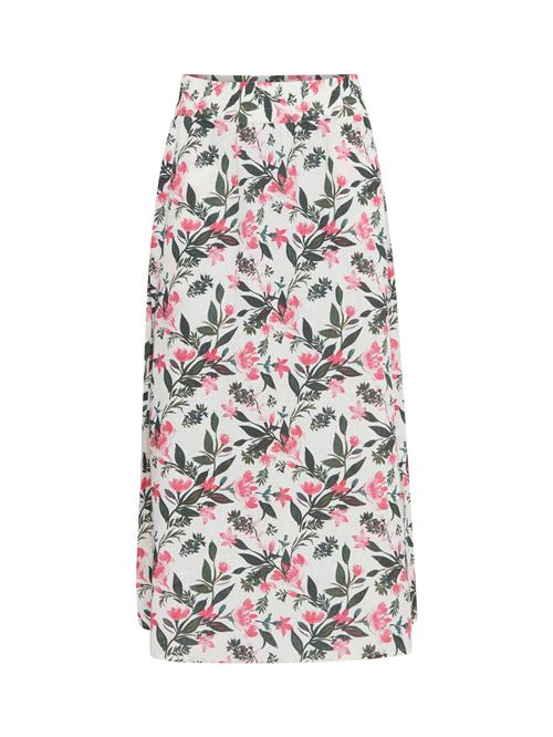 Fransa Nederdel 'Maddie'  mørkegrøn / pink / hvid