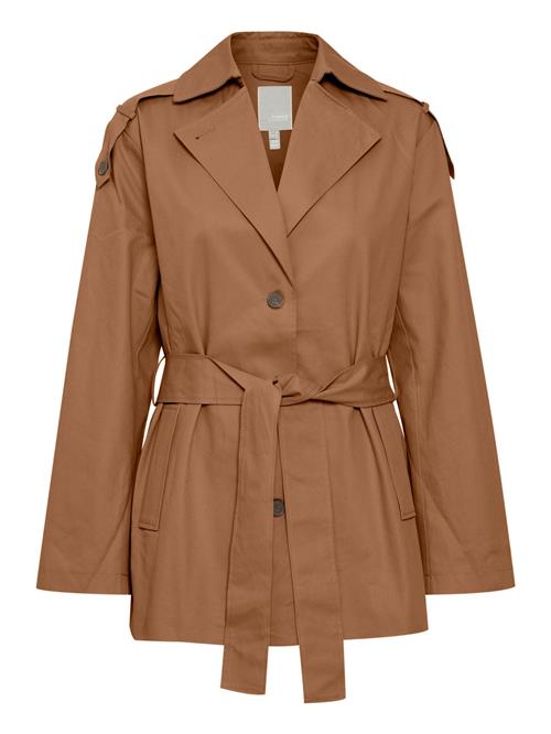 Fransa Overgangsfrakke 'Nina'  karamel