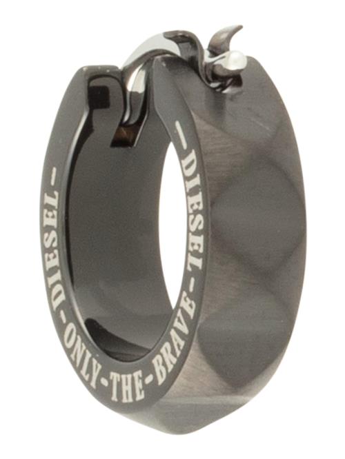 DIESEL Ørering  sort / hvid