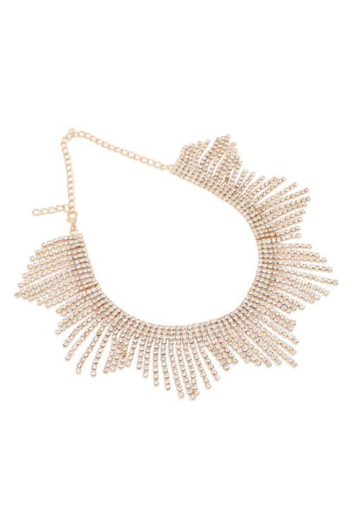 SOHI Kæde 'Blanda'  guld / sølv